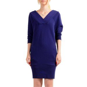 Maison Margiela MM6 Women's Deep Purple Sweat Dress US XS IT 38